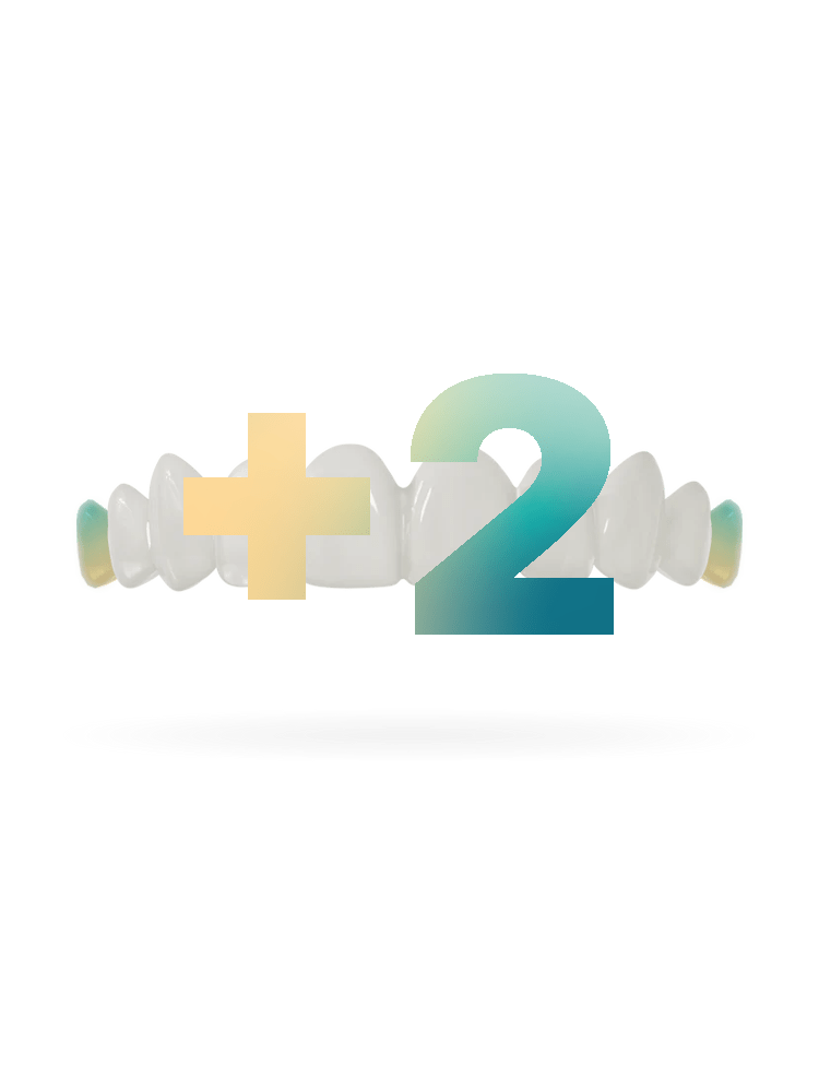 Due denti aggiuntivi