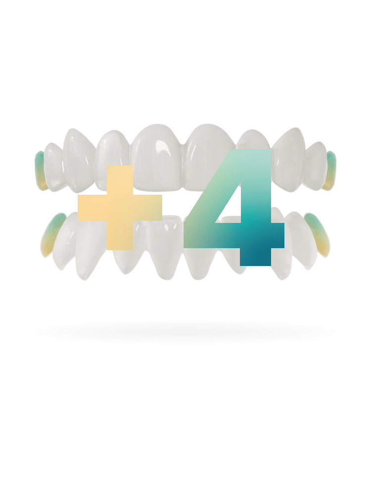 Due denti aggiuntivi